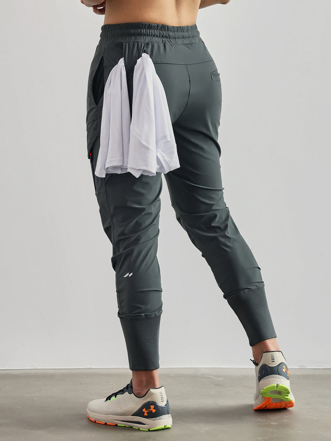 Stay Cool High Rib Cargo Jogger Sporthose