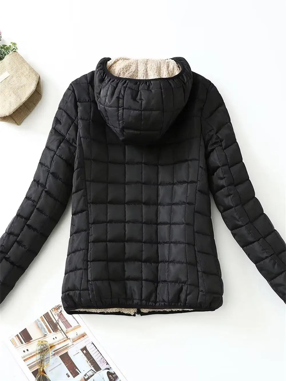 Heidi-Mode - Dick gefütterter Damen-Wintermantel mit Fleece-Futter