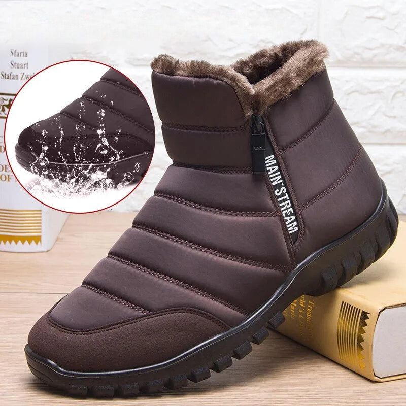 Wasserfeste Winterstiefel mit Reißverschluss