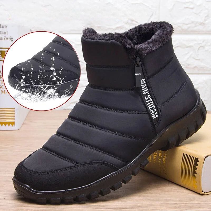 Wasserfeste Winterstiefel mit Reißverschluss