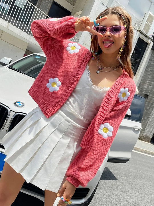 Heidi-Mode | Bestickte Weste mit Blumen