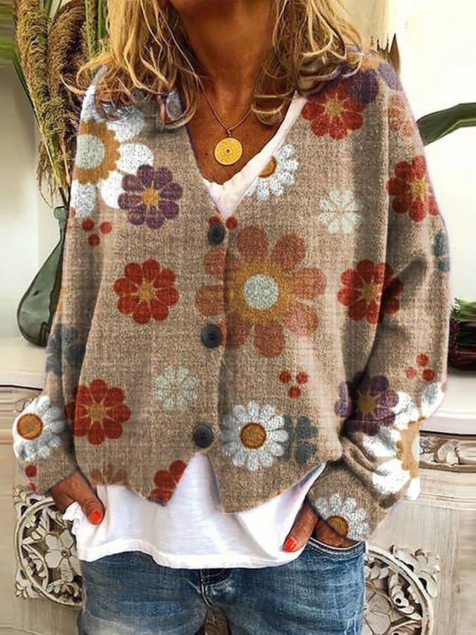 Heidi-Mode | Cardigans mit einzigartigem Aufdruck