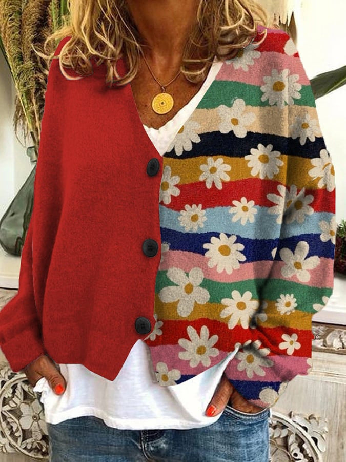 Heidi-Mode | Cardigans mit einzigartigem Aufdruck
