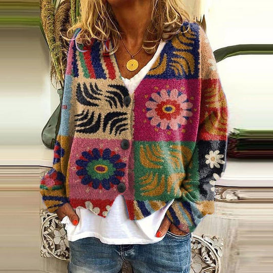 Heidi-Mode | Cardigans mit einzigartigem Aufdruck