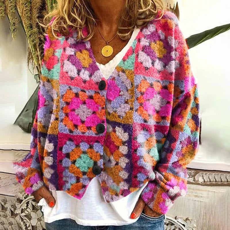 Heidi-Mode | Cardigans mit einzigartigem Aufdruck