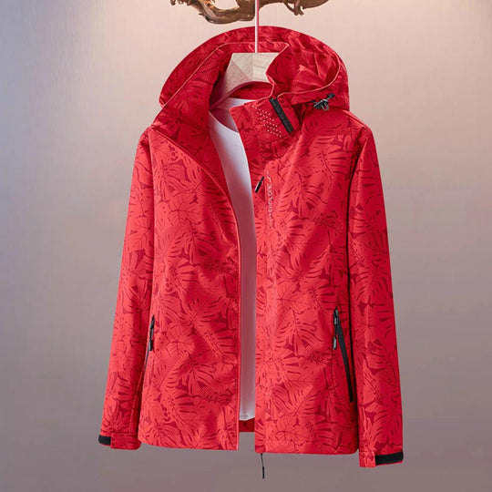 Heidi-Mode | Wasserdichte Windbreaker-Jacke
