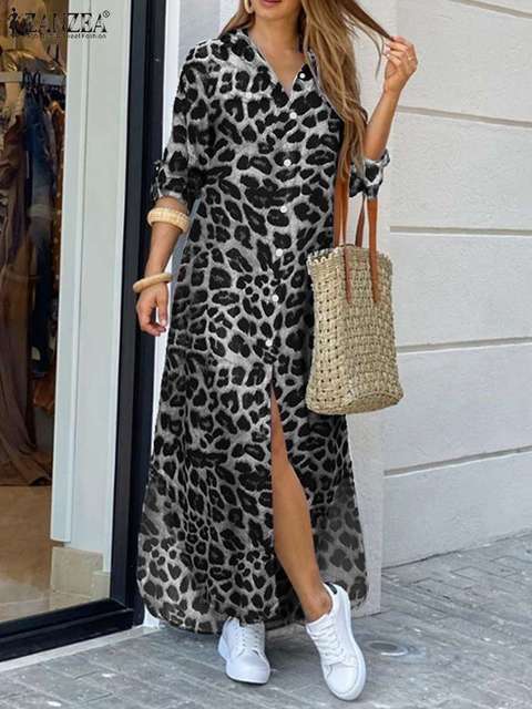 Heidi-Mode | Leopard Print Partykleid für Frauen