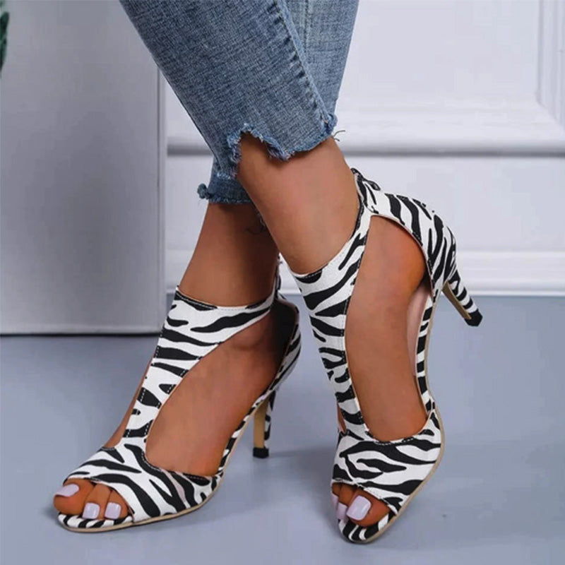 Heidi-Mode | Peep Toe High Heels