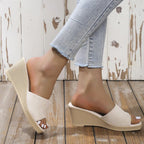 Heidi-Mode - Orthopädische Sandalen mit quadratischer Spitze