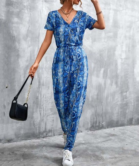 Heidi - Tiermuster Jumpsuit