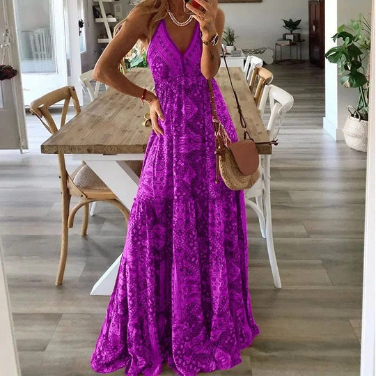 Heidi-Mode | Maxi Kleid Boho Hohe Qualität Modern Stil