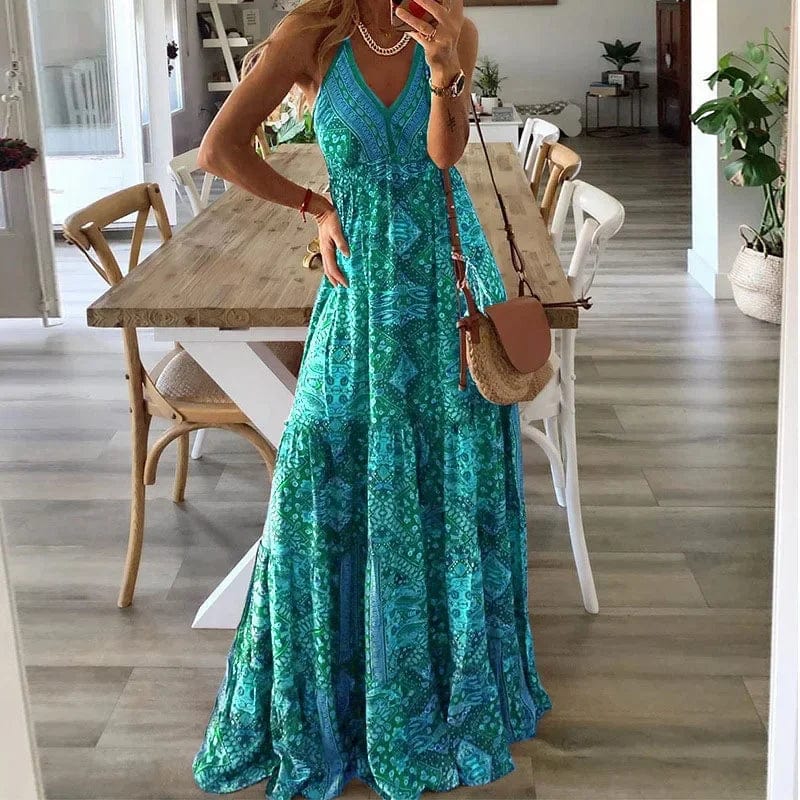 Heidi-Mode | Maxi Kleid Boho Hohe Qualität Modern Stil