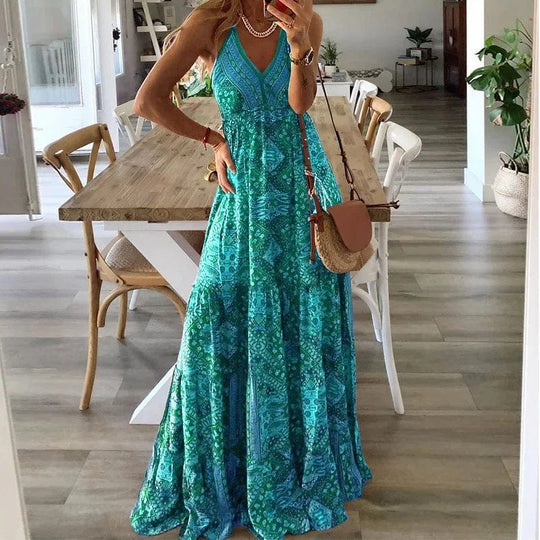 Heidi-Mode | Maxi Kleid Boho Hohe Qualität Modern Stil