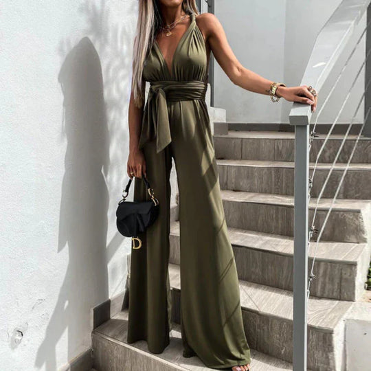 Heidi - Eleganter Jumpsuit mit Gürtel