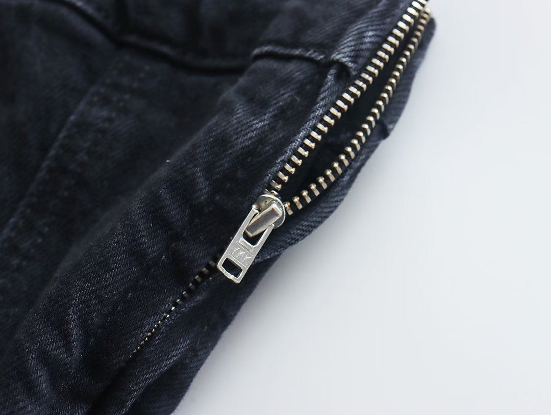 Heidi-Mode | Strapless Coole Damenkleid mit Jeans Look