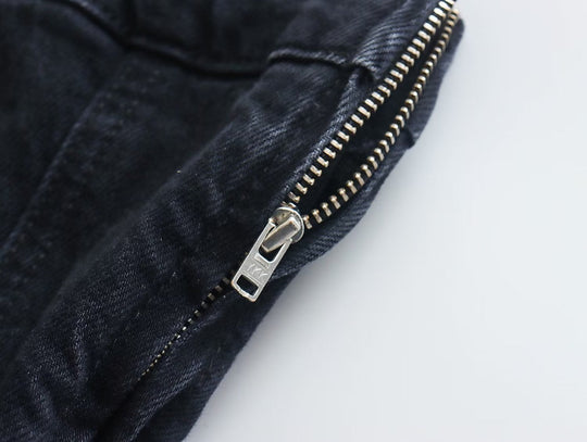 Heidi-Mode | Strapless Coole Damenkleid mit Jeans Look