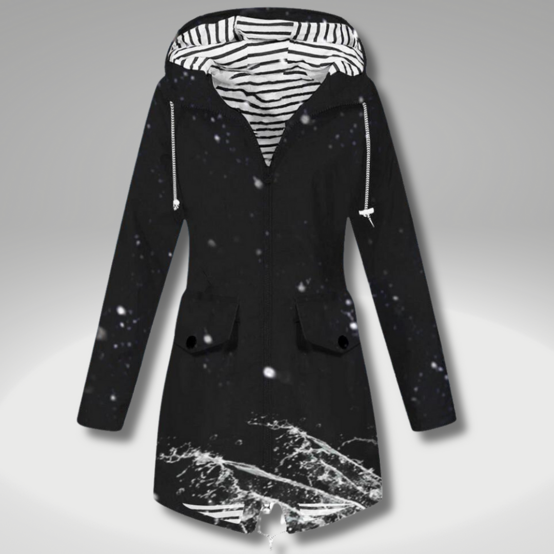 Heidi-Mode | Elegante Wasserdichte Outdoor Regenjacke Für Frauen Perfekt Für Den Winter
