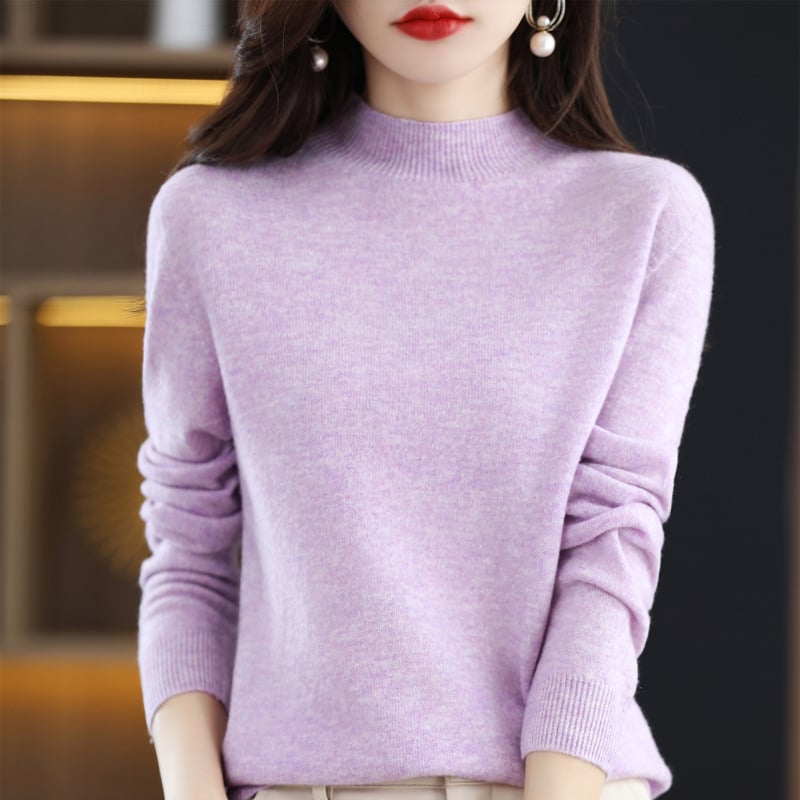 Comfy Sweater mit hohem Kragen