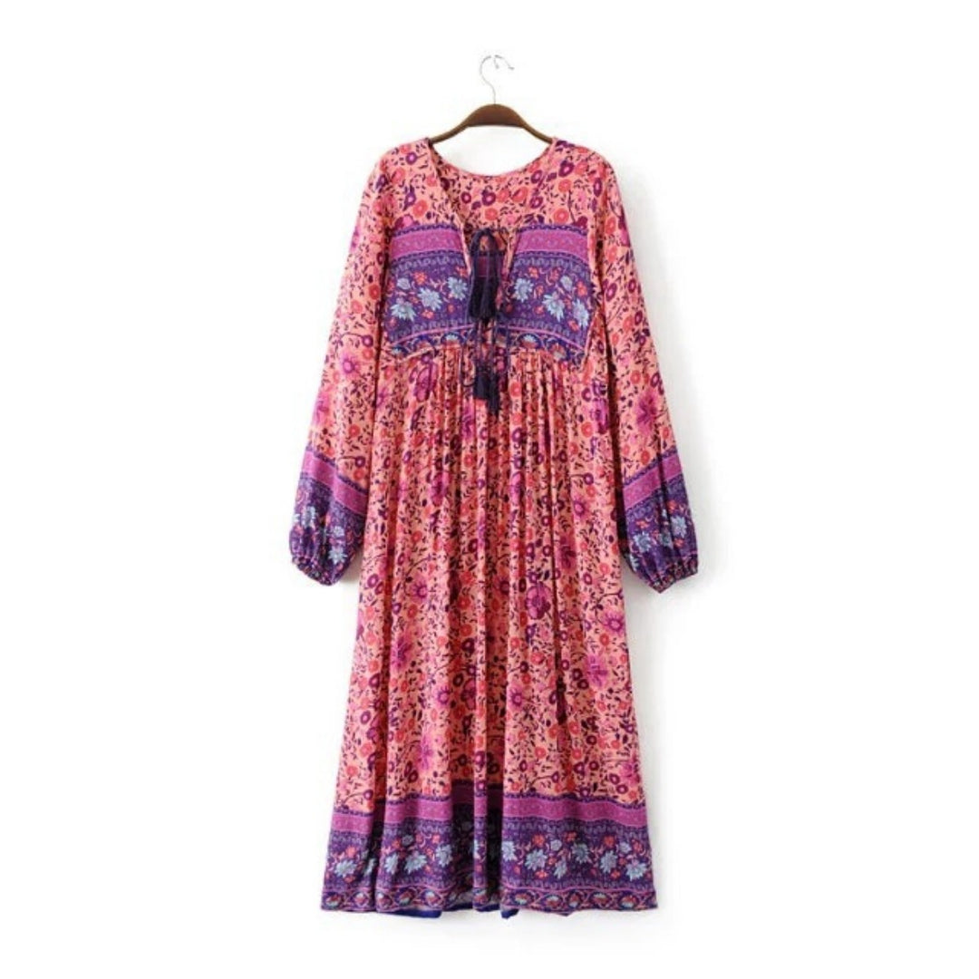 Heidi Mode | Kleid mit böhmischem Print