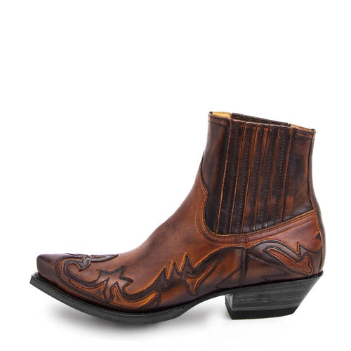 Heidi-Mode Cowboystiefel aus Westernleder