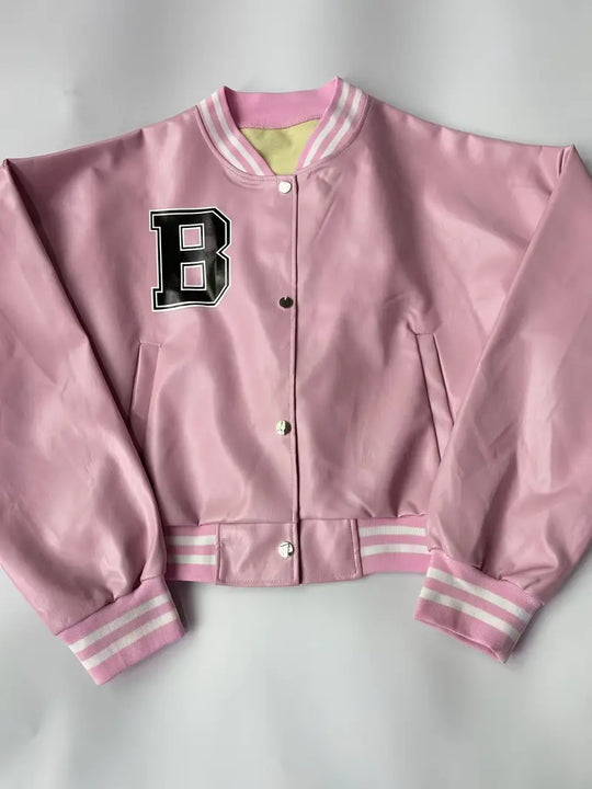 Baseball Lederjacke in Übergröße