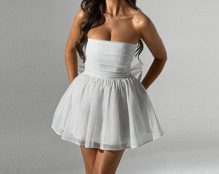 Heidi-Mode | Kurzes Partykleid mit Glitzer
