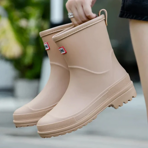 Heidi-Mode | Halbe Hohe Regenstiefel Für Frauen