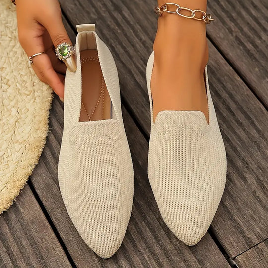 Heidi-Mode | Leichte Schuhe mit Spitzer Zehe und Rutschfester Sohle für Komfort