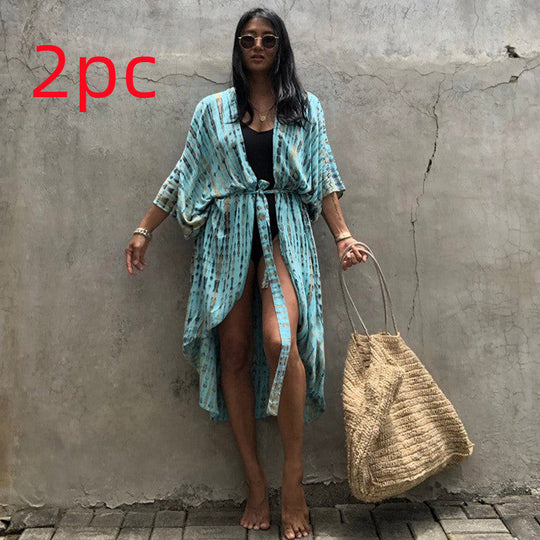 Heidi-Mode | Polyester Damen Strandkleid mit Uv-Schutz