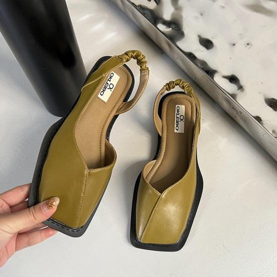 Heidi-Mode | Nose Flats Pu Fashion Sandalen