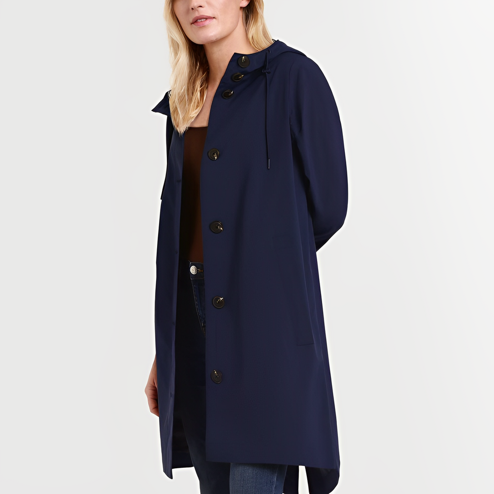 Heidi-Mode | Wasserdichte Regenjacke mit Kapuze für Damen