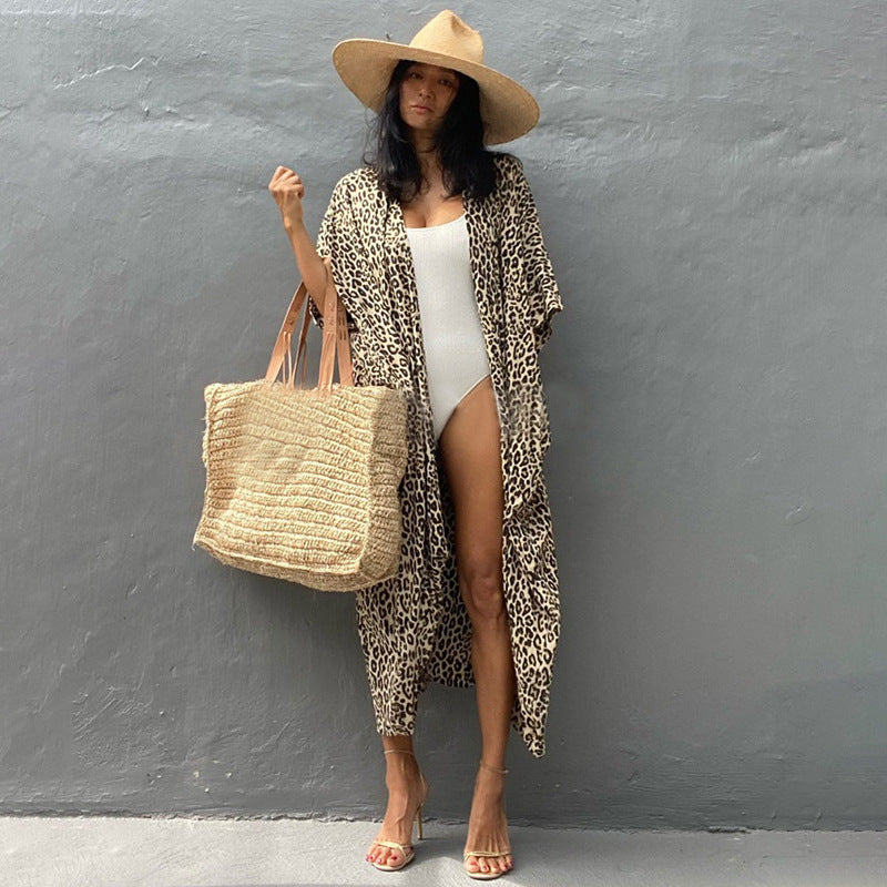 Heidi-Mode | Glamouröse Sonnenschutz Resort Strandkleid Cover Up