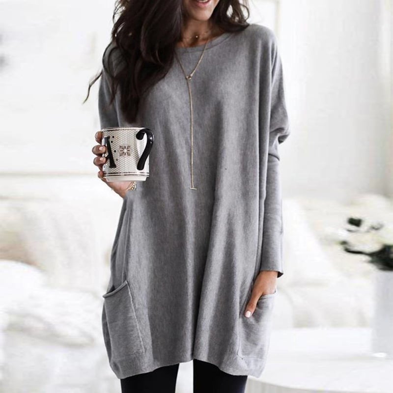 Heidi-Mode | Trendy Zak Met Lange Mouwen