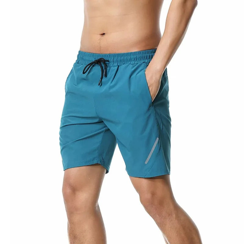 Heidi-Mode | Slim Fit Badehorts mit Seitentaschen aus Stretchstoff für Männer