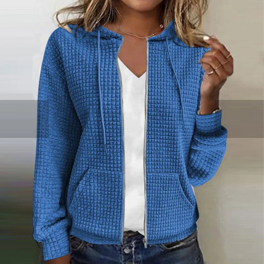 Heidi-Mode | Sweatshirt mit Kapuze und Reißverschluss für Damen