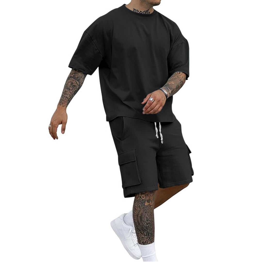 Heidi Mode | T-Shirt Werkzeugshorts Sportanzug