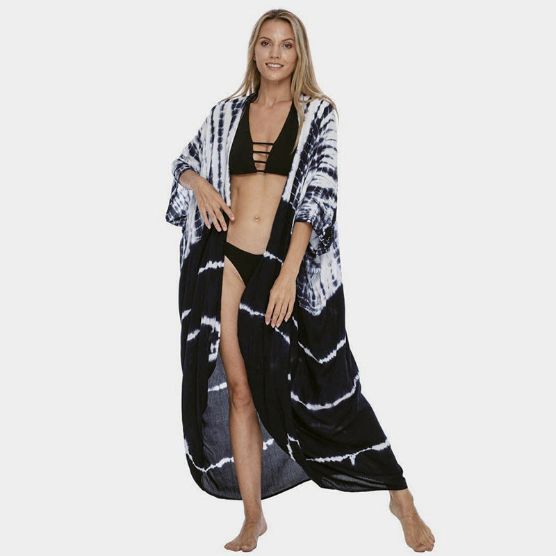 Heidi-Mode | Glamouröse Sonnenschutz Resort Strandkleid Cover Up