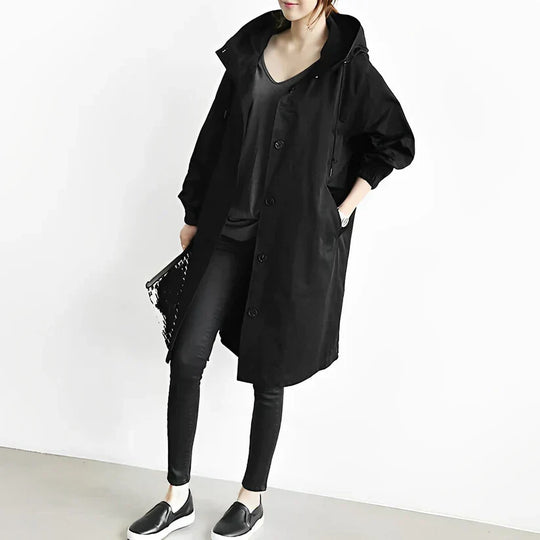 Heidi-Mode | Coupe-Vent Long Avec Capuche