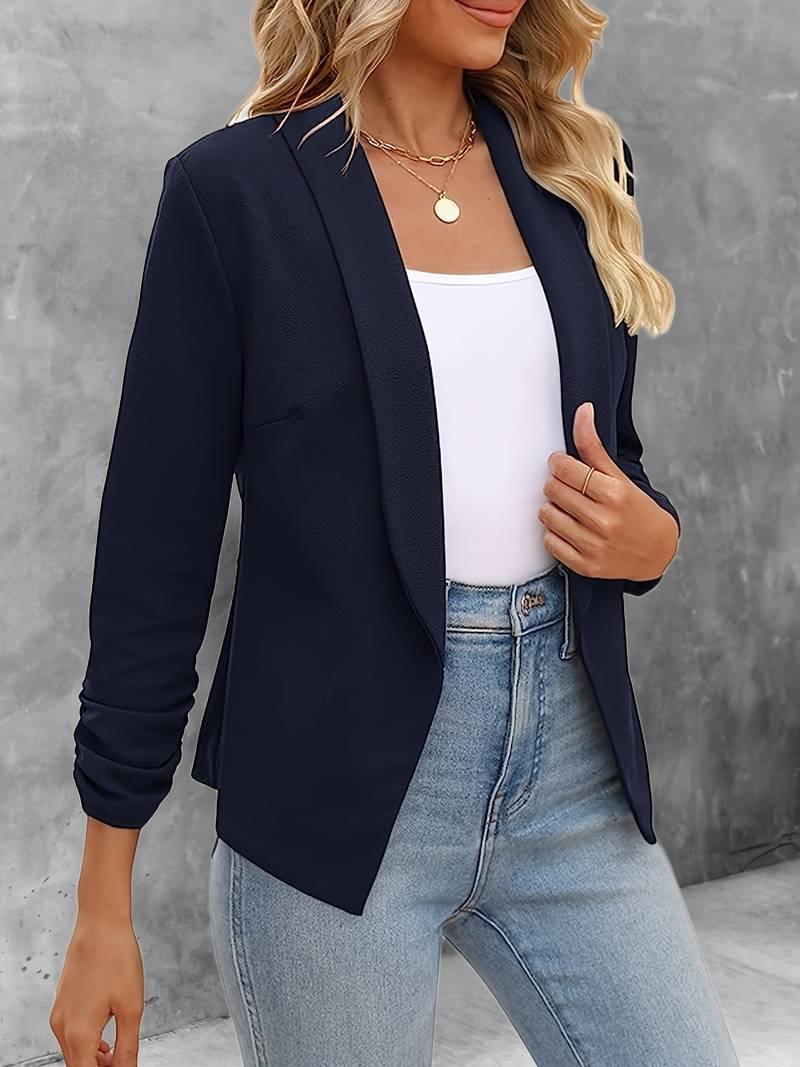 HeidiMode – Stilvoller Blazer Mit Offener Vorderseite