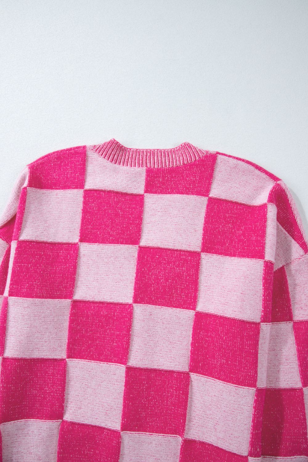 Heidi-Mode | Kariertes V-Ausschnitt Langarm Cardigan