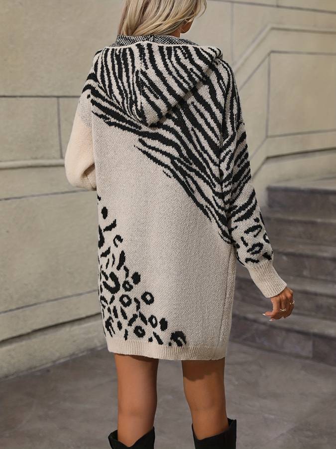 Mantel mit Leopardenmuster - Helene