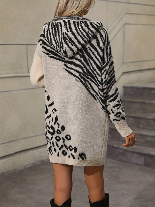 Mantel mit Leopardenmuster - Helene