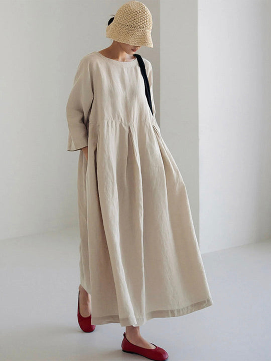 Luftiges Freizeitkleid mit Taschen