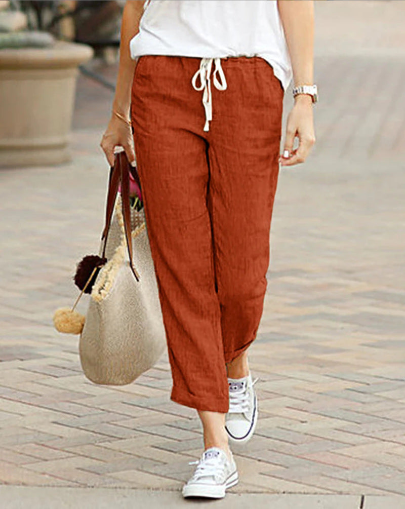 Heidi-Mode | Bequeme Leinenhose Damen