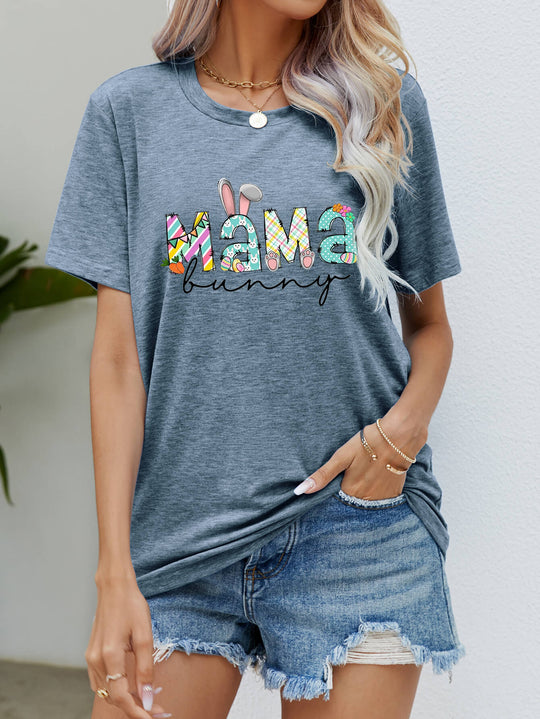 Heidi-Mode | Mama Bunny Ostern Grafik T-Shirt