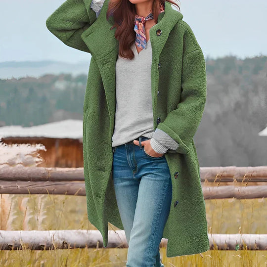 Heidi-Mode | Manteau Long À Capuche