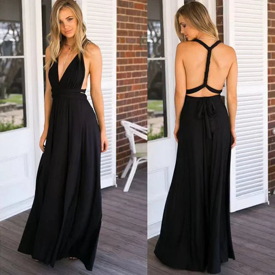 Wickelkleid mit Trägern