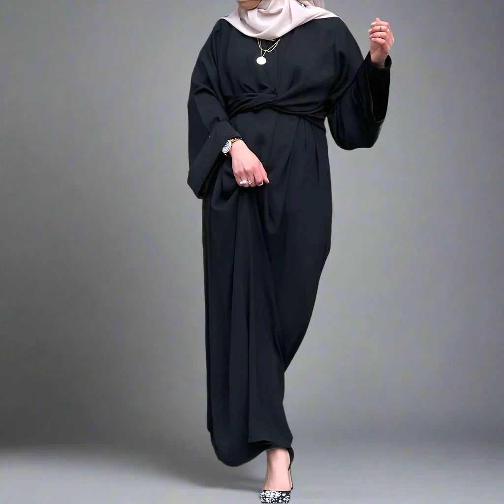 Heidi-Mode | Fashion Mehrfach Tragbare Abaya Kleid für Muslimische Frauen