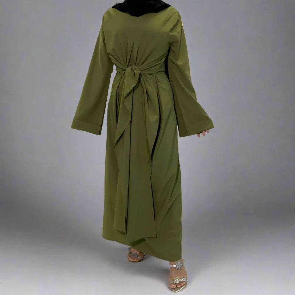 Heidi-Mode | Fashion Mehrfach Tragbare Abaya Kleid für Muslimische Frauen