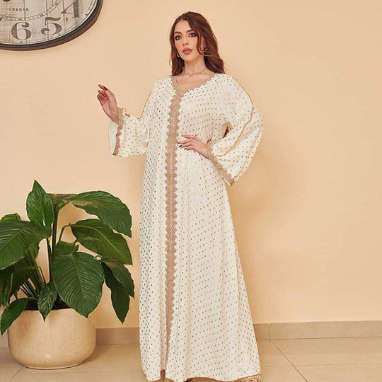 Heidi-Mode | Eid Kleid 11 Farboptionen Mittlerer Osten Türkisch Marokkanisch Frauen Bronze Luxus Kaftan Kaftan Kleid